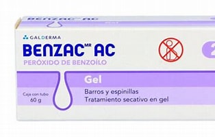 PEROXIDO DE BENZOILO 2.5% TUBO 60G (BENZAC AC) COLLINS