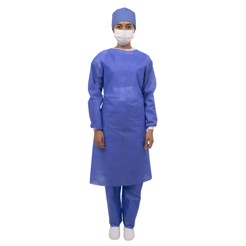 Bata quirúrgica esterilizada 28 G Grande. Corrugado con 150 paquetes. GH
