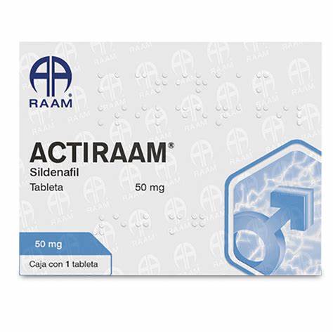 ACTIRAAM c/ 1 TAB.  50 MG. Sildenafil  50mg. NA