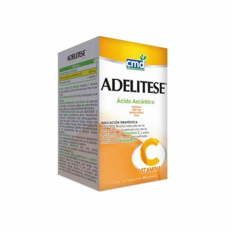ADELITESE c/60 TABS. Masticables 250 MG. Ácido Ascórbico 250mg. (Tabs. Orales) NA