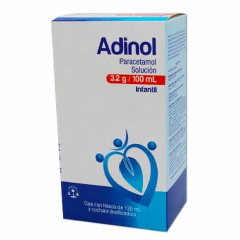 ADINOL SOL. Infantil Fco. 120 ML. 3.2 G/100 ML. Paracetamol  160mg. (Jarabe). NA