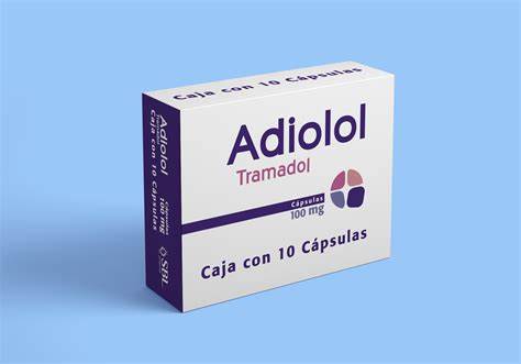 ADIOLOL Fco. c/60 CAPS. 100 MG. Tramadol 100mg. (Tab/Caps. Liberación Inmediata).  NA