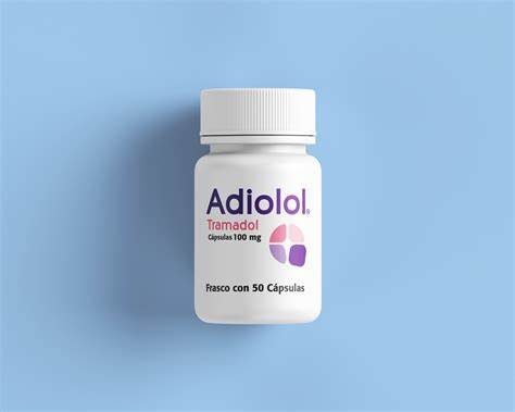ADIOLOL Fco. c/60 CAPS. 100 MG. (2 Pack) Tramadol 100mg. (Tab/Caps. Liberación Inmediata).  NA