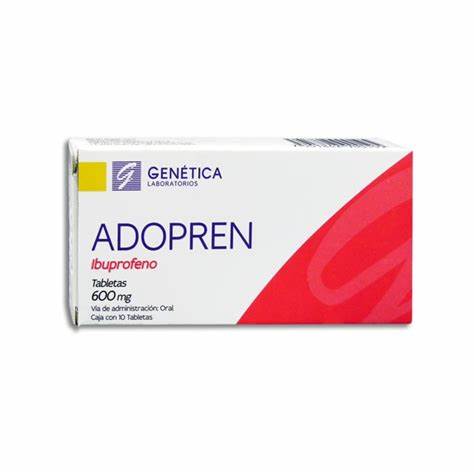 ADOPREN Fco. c/50 TABS. 800 MG. Ibuprofeno 800mg. (Caps/Tabs. Orales). NA