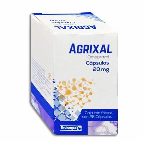 AGRIXAL c/100 CAPS. 20 MG. Omeprazol 20mg. (Caps. Orales). NA