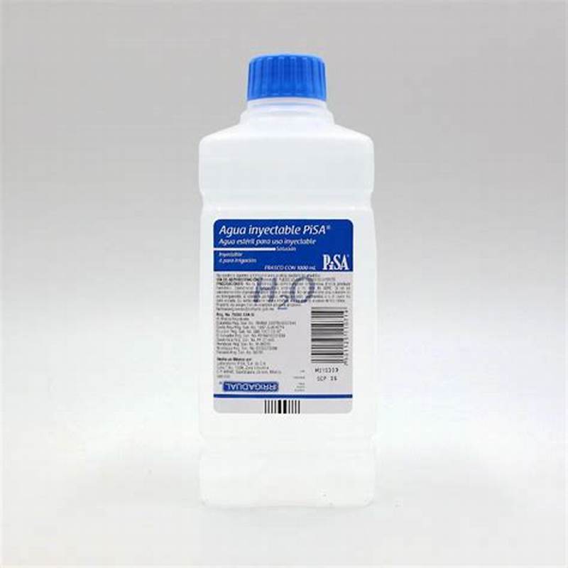 AGUA INYECTABLE (Pisa) SOLUCIÓN c/1 AMP.  5 ML. NA