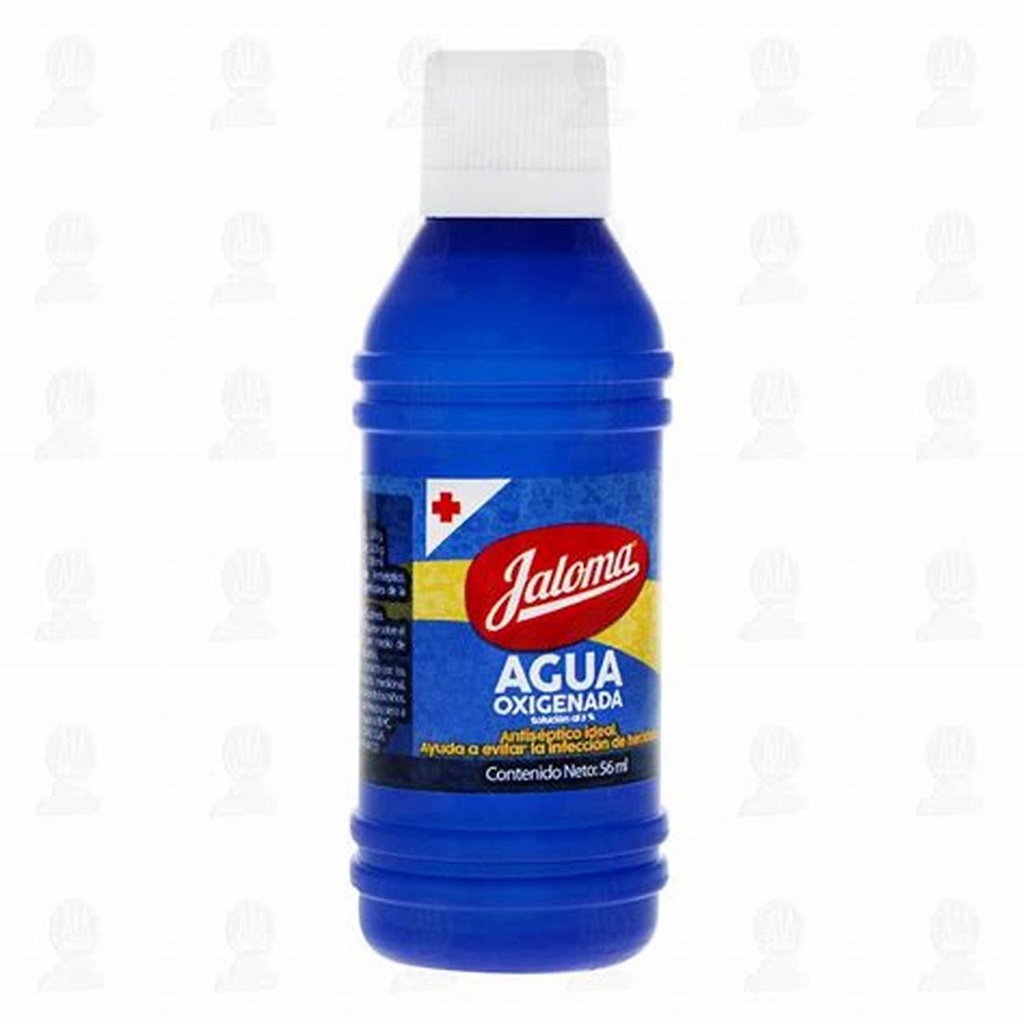 AGUA OXIGENADA (Jaloma) SOLUCION al 3% Fco.  56 ML. Antiséptico a base de Agua oxigenada (Solución).