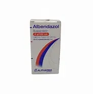 ALBENDAZOL (Alpharma) SUSP. Fco. 20 ML. 2 G/100 ML. Albendazol 20mg/1ml. (Susp. Oral). NA