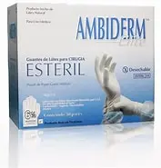AMBIDERM Elite GUANTES LTX CIRUGÍA Estéril Talla 8-1/2 c/1 PAR. Guantes de Látex para cirugía Estéril 8-1/2 NA