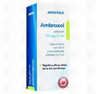 AMBROXOL (Apotex) SOL. Fco. 120 ML. 15 MG/5 ML. Ambroxol 15mg/5ml. (Sol. Oral Infantil). NA