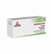 AMIKACINA (Amsa) Sol. Iny. c/1 AMPTA. Plástico 100 MG/2 ML. NA
