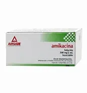 AMIKACINA (Amsa) Sol. Iny. c/2 AMPTAS. 500 MG/2 ML. Amikacina 500mg. NA
