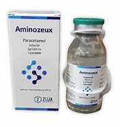 AMINOZEUX Sol. Iny. c/1 FCO. AMP. 1 G/100 ML. Paracetamol 1000mg. (Sol. Inyectable). NA