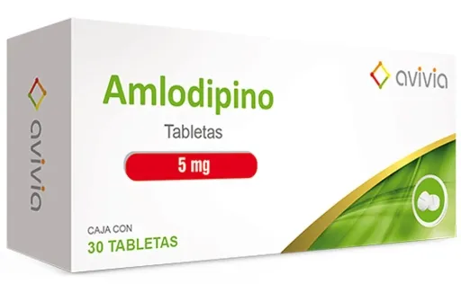 AMLODIPINO (Avivia) c/ 30 TABS. 5 MG. Amlodipino  5mg. NA