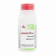 AMOXICILINA (Amsa) SUSP. Fco. 75 ML. 500 MG/5 ML. Amoxicilina  500mg. (Susp. Oral). NA