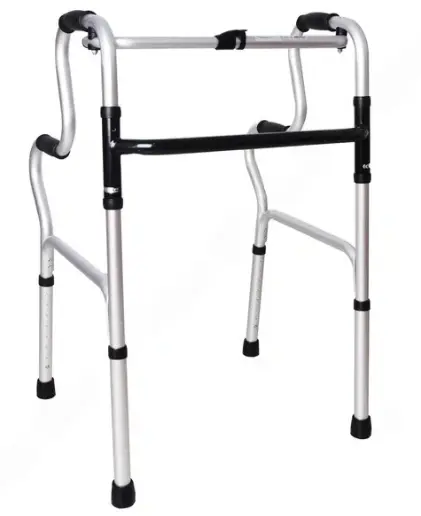 ANDADERA de ALUMINIO 2 NIVELES DE APOYO (Mobicare) Col. Plata. Andadera fija NA