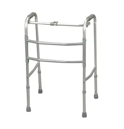 ANDADERA de ALUMINIO FIJA (Super Confort) Color Cromo.  NA