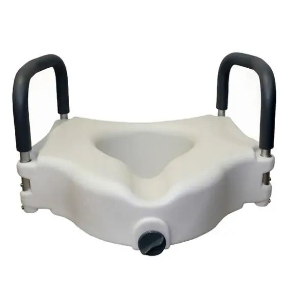 AUMENTO PARA WC c/DESCANSABRAZO y T. DE FIJACIÓN (Eko-Mobility). 