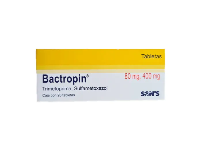 BACTROPIN c/20 TABS.  80/400 MG. Trimetoprima+Sulfametoxazol  80/400mg. (Tabs. Orales). NA