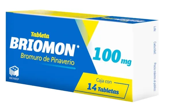 BRIOMON c/14 TABS. 100 MG. Pinaverio 100mg.