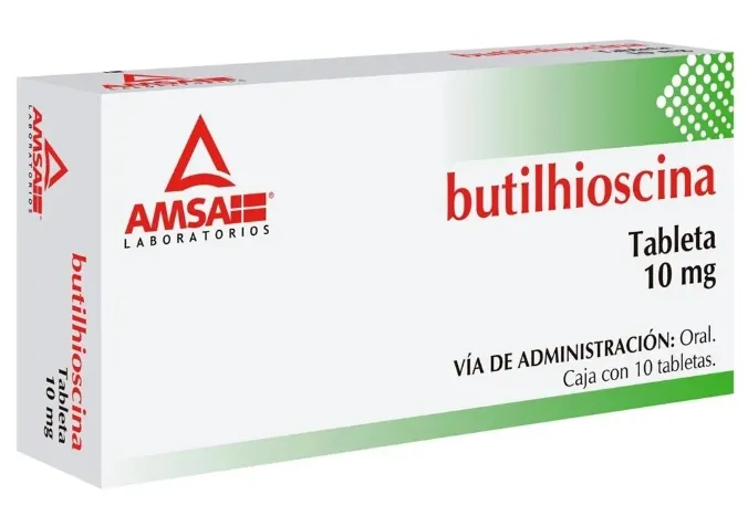 BUTILHIOSCINA (Amsa) c/10 TABS. 10 MG. Butilhioscina ó Hioscina (Tabs. Orales).