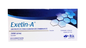 EXETIN-A Sol. Iny. c/6 FCO. AMP. 2000 UI/1 ML. NA