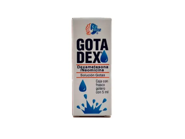 GOTADEX SOL. Oftálmica Fco. Gotero 5 ML. 1.0/3.5 MG/1 ML. Dexametasona+Neomicina (Sol. Oftálmica) COLLINS