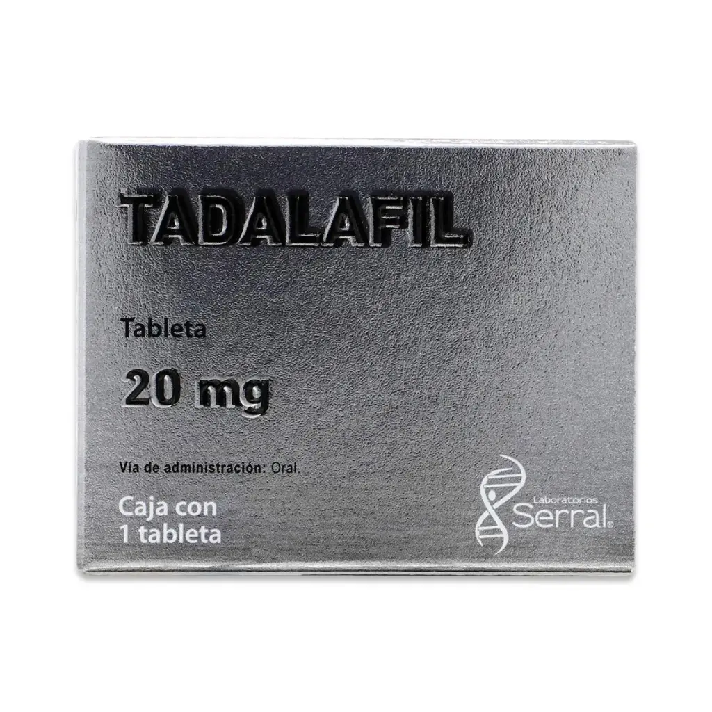 TADALAFIL 20MG C/1 TABLETA SERRAL 