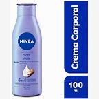 NIVEA SOFT MILK 48H Crema Corporal 5 en 1 Piel Seca 100 ML. NA