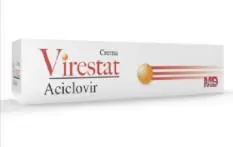 VIRESTAT CREMA Tubo c/5 G. 0.05 G/100 G. Aciclovir (Crema Tópica) NA