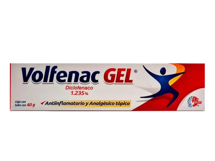 VOLFENAC GEL 1.235% Tubo c/60 G. Diclofenaco (Tópico) 1.16% COLLINS