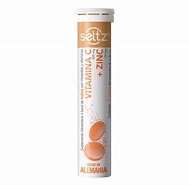 ZINC+VITAMINA C (Seltz) c/20 TABS. EFERVS. Sabor Dzno-Mcya. 4.3 G. Vitamina C en combinación NA