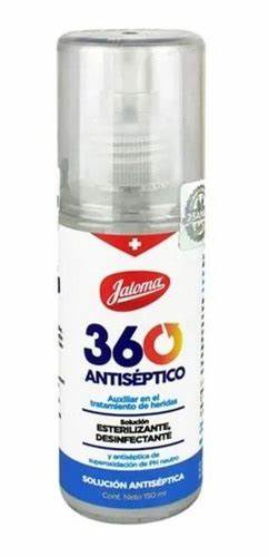 360 ANTISÉPTICO SOLUCIÓN Fco. Atomizador 150 ML. 60 PPM. Antiséptico a base de Agua de superoxidación (Solución Tópica).