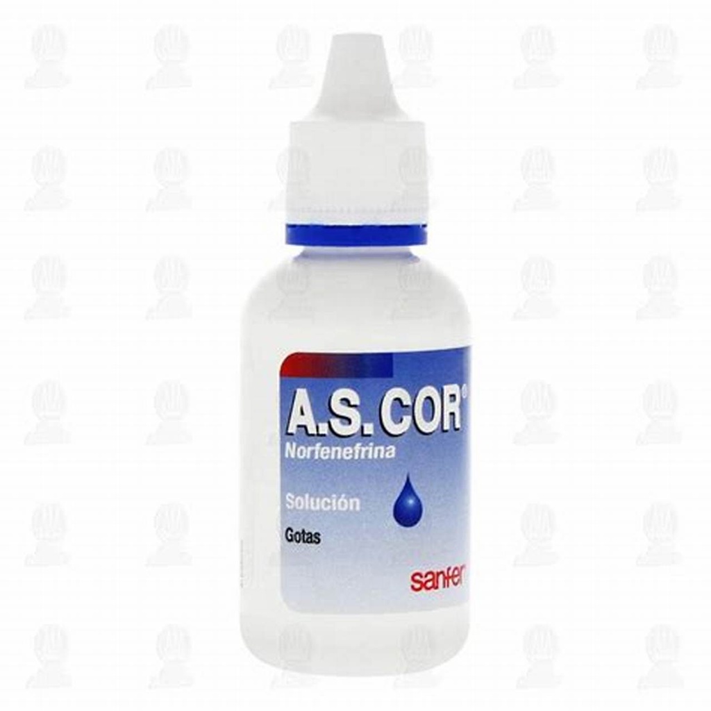 A.S. COR SOL. Fco. Gotero 24 ML. 1 G/100 ML. Norfenefrina (Norfenilefrina) NA
