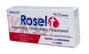 ROSEL-T c/15 TABS. 50/3/300 MG. Amantadina+Clorfenamina+Paracetamol (Tabs. Orales). NA