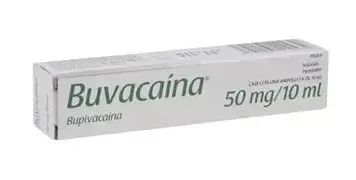 BUVACAÍNA Sol. Iny. c/1 AMPTA. 50 MG/10 ML. PISA