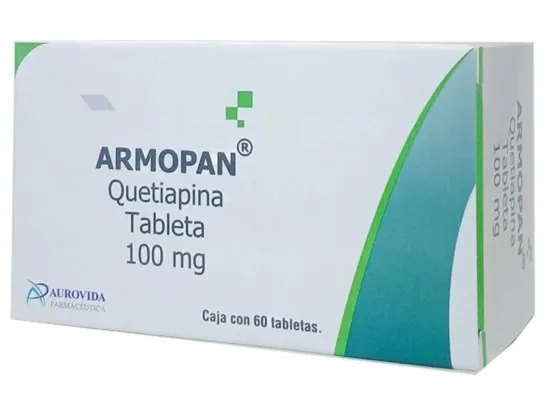 QUETIAPINA TABLETA CADA TABLETA CONTIENE: FUMARATO DE QUETIAPINA EQUIVALENTE A 100 MG DE QUETIAPINA ENVASE CON 60 TABLETAS