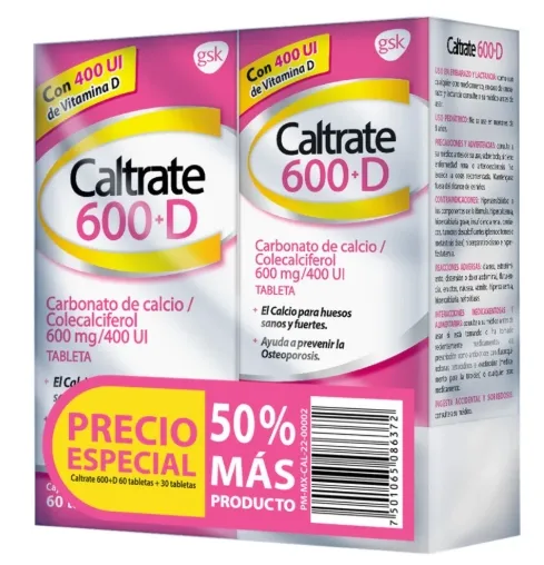 [7501065086372] CALTRATE 600+D 60TAB + 30TAB GTIS