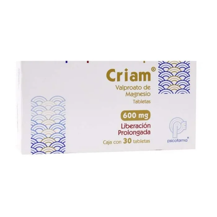 [7501384542245] CRIAM 600 MG 30 TAB