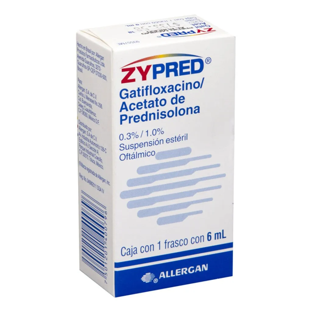 ZYPRED 6 ML 0.3% (GATIFLOXACINO-PREDNISOLONA)