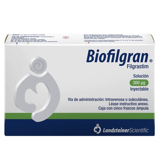 [7503004068456] Biofilgran Filgrastim 300UG C/5 Amp Land LANDSTEINER