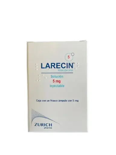 [7502251890568] LARECIN Sol. Iny. c/1 FCO. AMP. 5 MG. Idarubicina NA