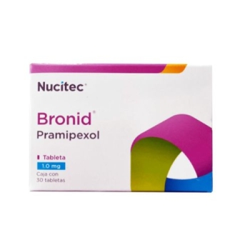 [7506353200195] Bromid Pramipexol Tableta Cada Tableta contiene Diclorhidrato de pramipexol Monohidratado 1.0 mg Envase con 30 Tabletas. NUCITEC
