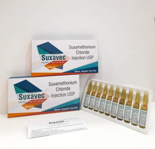 [7501125112386] Suxametonio cloruro de Solución Inyectable Cada ampolleta contiene: Cloruro de suxametonio 40 mg Envase con 5 ampolletas con 2 ml. PISA