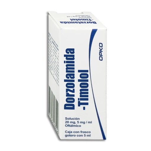 [75052812] DORZOLAMIDA/TIMOLOL Opko Sol. Oft. Fco. Gotero 5 ML. 20-5 MG/1 ML. OPKO