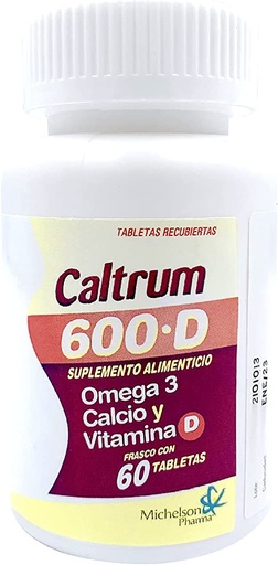 [7502270750058] Caltrum 600 D Suplemento Alimenticio 60 Tabletas MICHELSON PHARMA