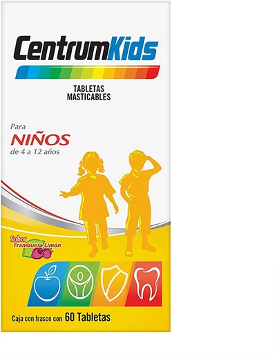 [7501287655608] Centrum Kids 30 Tabletas Masticables GSK