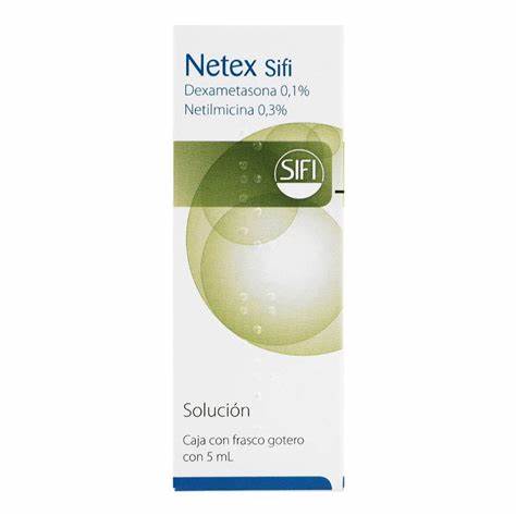 [7503014492043] Netex Sifi Dexametasona/Netilmicina 0.1/0.3% Oftálmico 5 Ml Solución SIFI