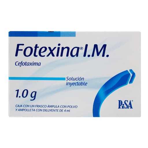 [7501125175220] CEFOTAXIMA INY 1G 4ML C/1 FA PISA