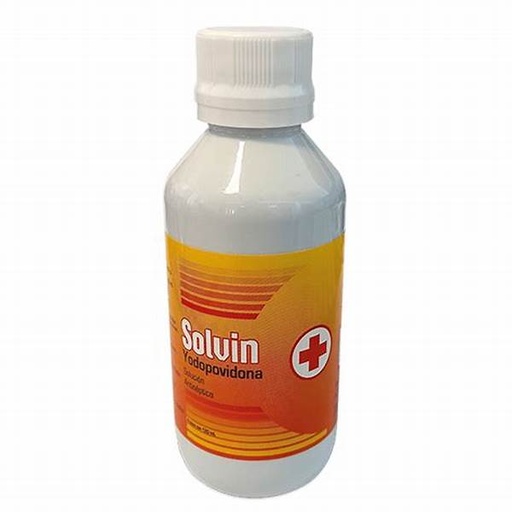 [637420200804] SOLVIN Solución Antiséptica Bucofaríngea Fco. 120 ML. 8 G/100 ML. NA